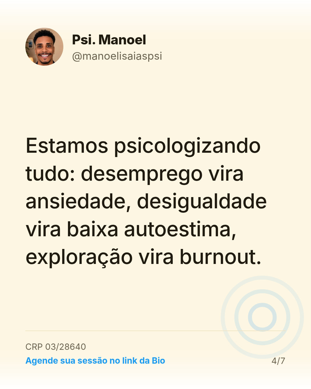 Estamos psicologizando tudo: desemprego vira ansiedade, desigualdade vira baixa autoestima, exploração vira burnout.