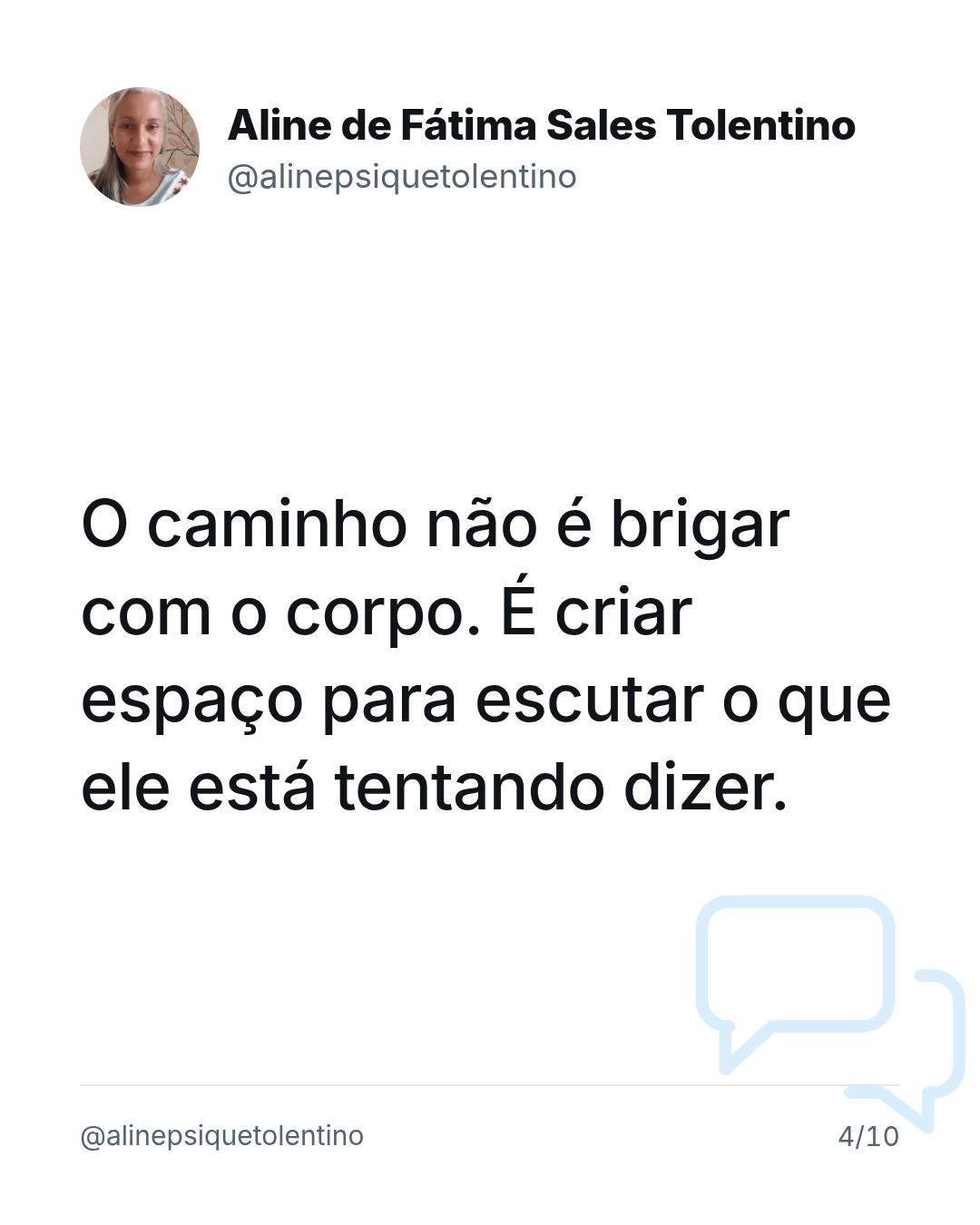 O caminho não é brigar com o corpo. É criar espaço para escutar o que ele está tentando dizer.